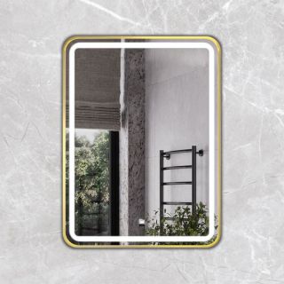 Зеркало Comforty Ситара-60 00-00017881 золото матовое